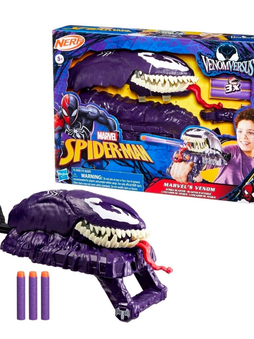 Marvel Spider-Man Venom vs Marvel's Venom Strike Blaster SEE DETAILS